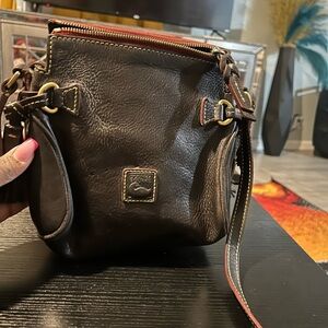 Dooney & Bourke Black Leather Crossbody Bag